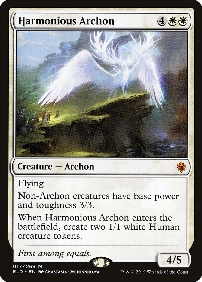 Harmonious Archon [Throne of Eldraine] | Yard's Games Ltd