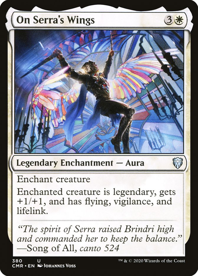 On Serra's Wings [Commander Legends] | Yard's Games Ltd