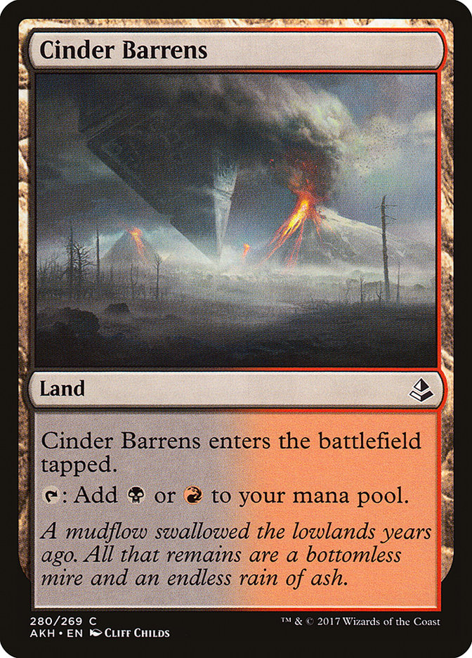 Cinder Barrens [Amonkhet] | Yard's Games Ltd