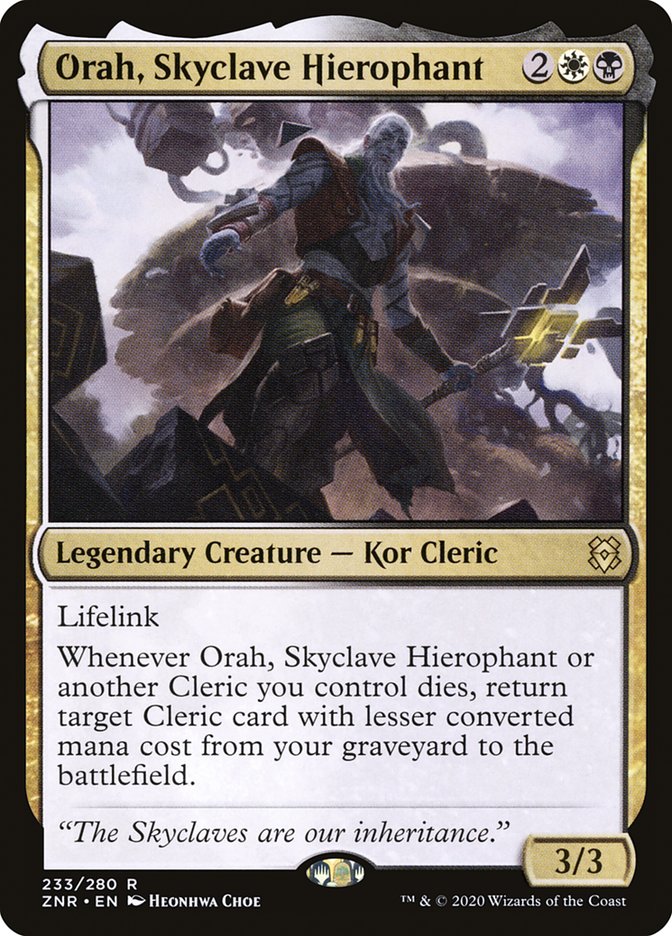 Orah, Skyclave Hierophant [Zendikar Rising] | Yard's Games Ltd