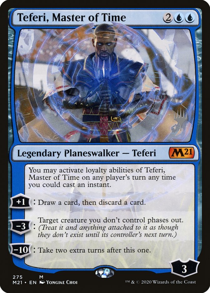 Teferi, Master of Time (Promo Pack) (275) [Core Set 2021 Promos] | Yard's Games Ltd