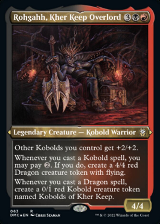 Rohgahh, Kher Keep Overlord (Foil Etched) [Dominaria United Commander] | Yard's Games Ltd