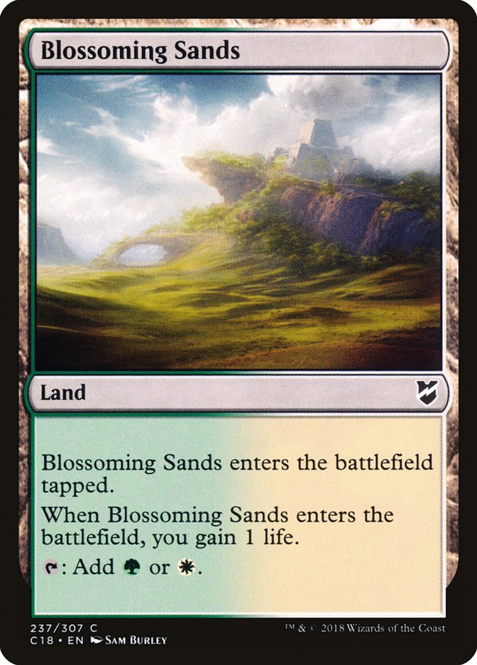 Blossoming Sands [Commander 2018] | Yard's Games Ltd