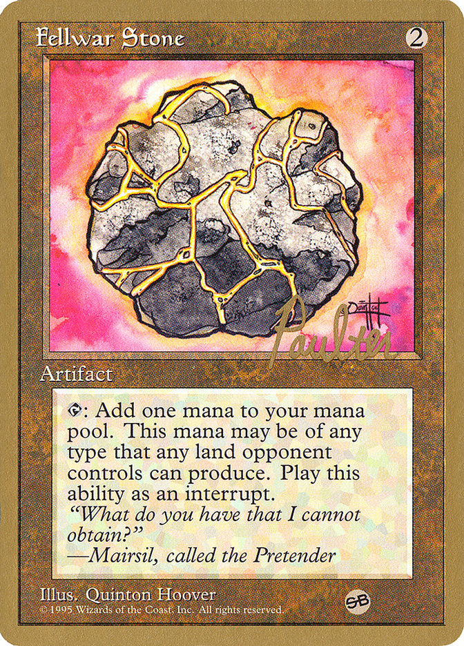 Fellwar Stone (Preston Poulter) (SB) [Pro Tour Collector Set] | Yard's Games Ltd