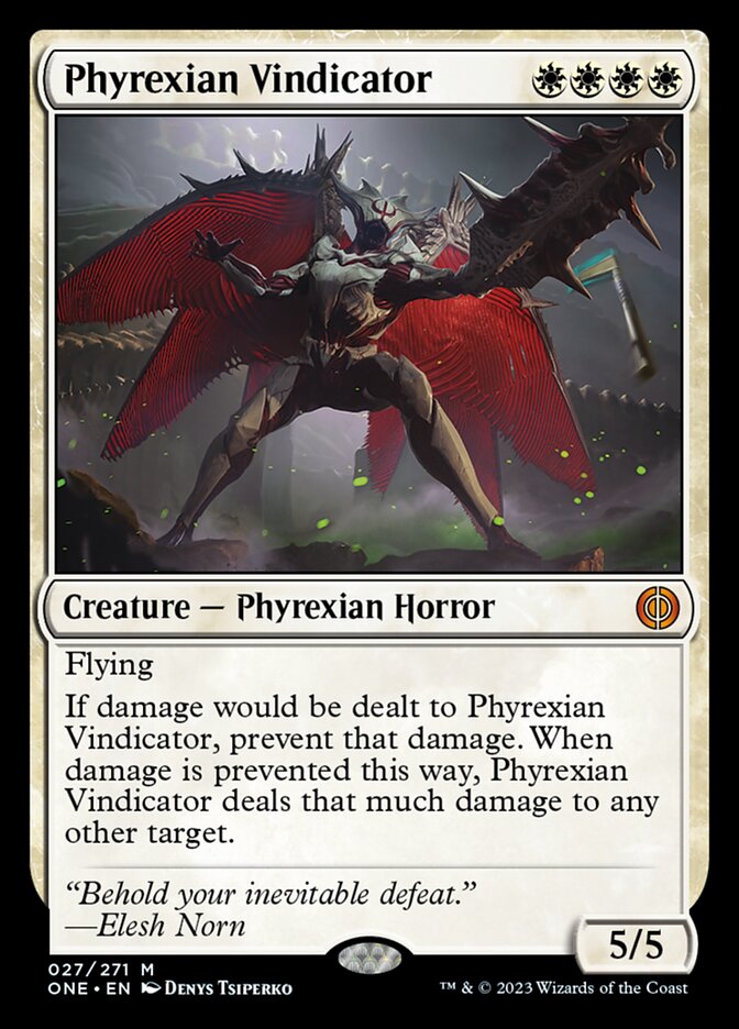 Phyrexian Vindicator [Phyrexia: All Will Be One] | Yard's Games Ltd