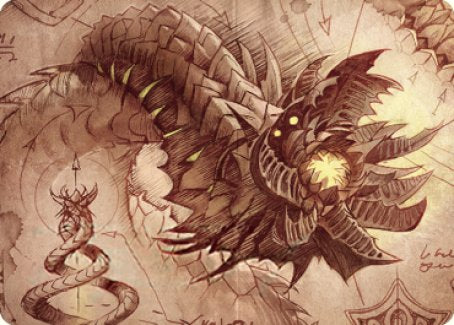 Wurmcoil Engine Art Card [The Brothers' War Art Series] | Yard's Games Ltd