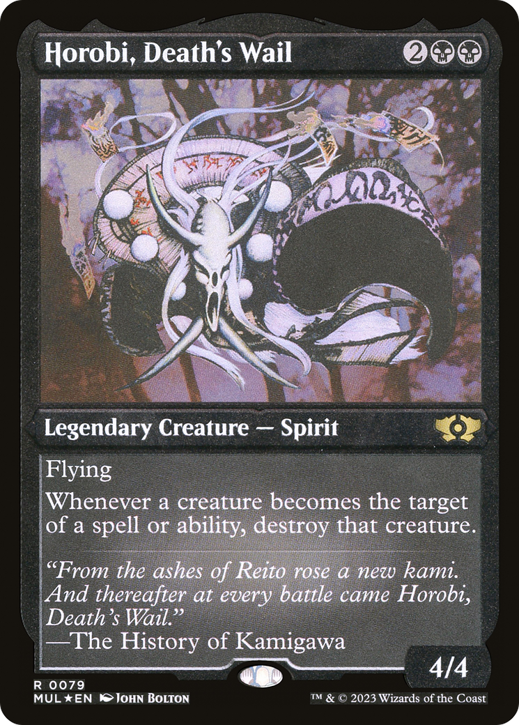 Horobi, Death's Wail (Foil Etched) [Multiverse Legends] | Yard's Games Ltd