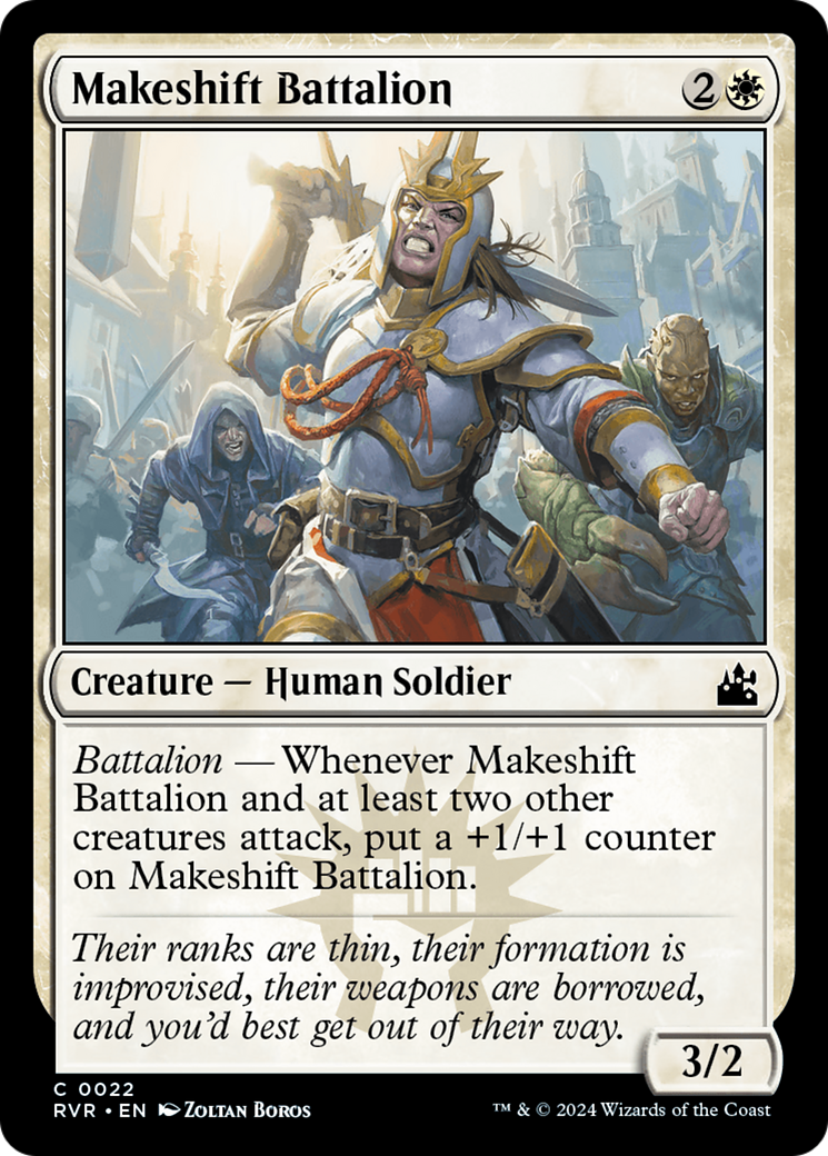 Makeshift Battalion [Ravnica Remastered] | Yard's Games Ltd