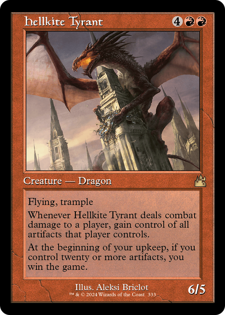 Hellkite Tyrant (Retro Frame) [Ravnica Remastered] | Yard's Games Ltd