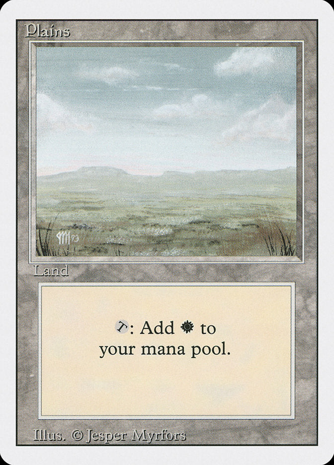 Plains (Signature on Left) [Revised Edition] | Yard's Games Ltd