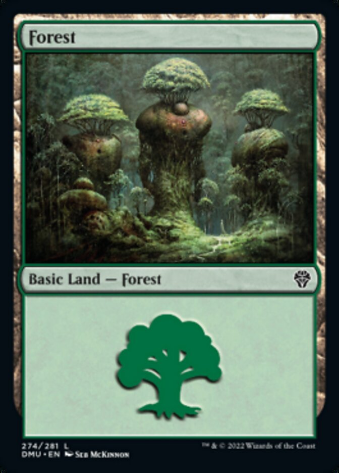 Forest (274) [Dominaria United] | Yard's Games Ltd