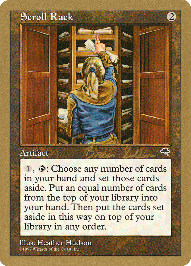 Scroll Rack (Brian Selden) [World Championship Decks 1998] | Yard's Games Ltd