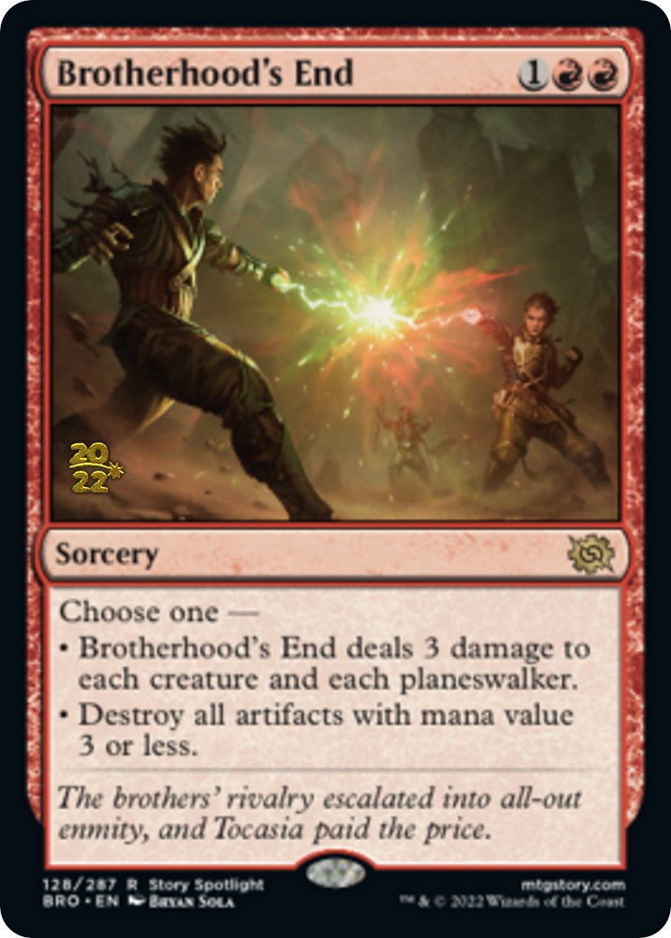 Brotherhood's End [The Brothers' War Prerelease Promos] | Yard's Games Ltd