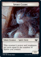 Insect // Spirit Cleric Double-Sided Token [Innistrad: Crimson Vow Tokens] | Yard's Games Ltd