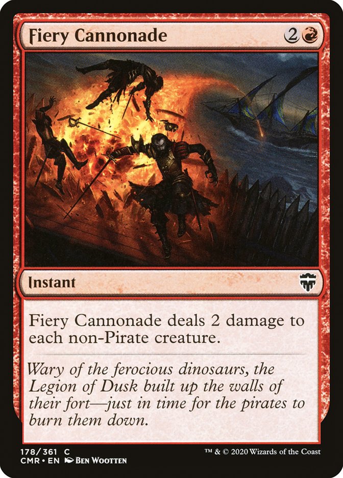 Fiery Cannonade [Commander Legends] | Yard's Games Ltd