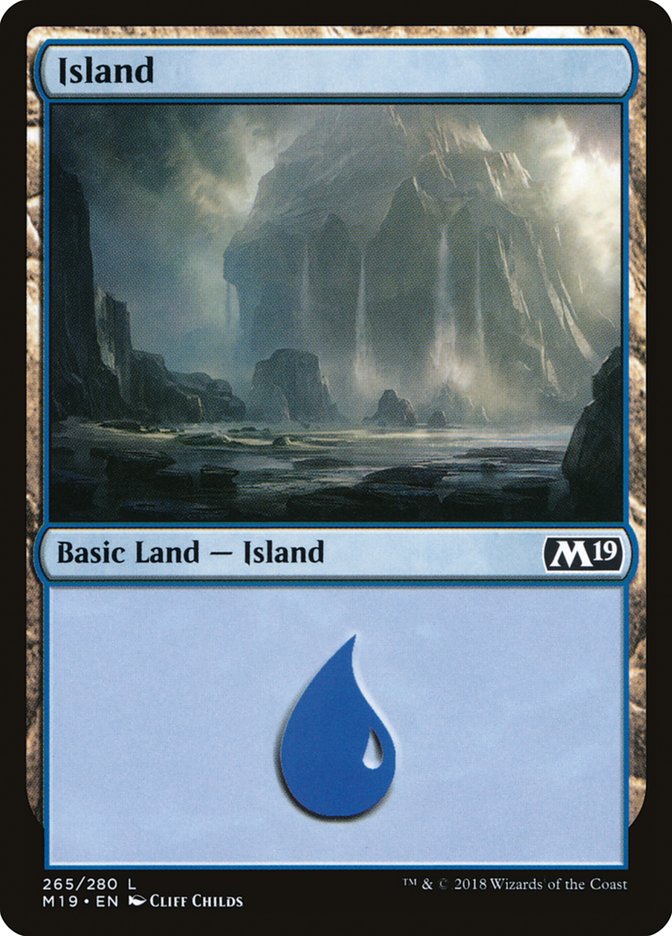 Island (265) [Core Set 2019] | Yard's Games Ltd