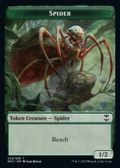 Treefolk // Spider Double-Sided Token [Streets of New Capenna Commander Tokens] | Yard's Games Ltd