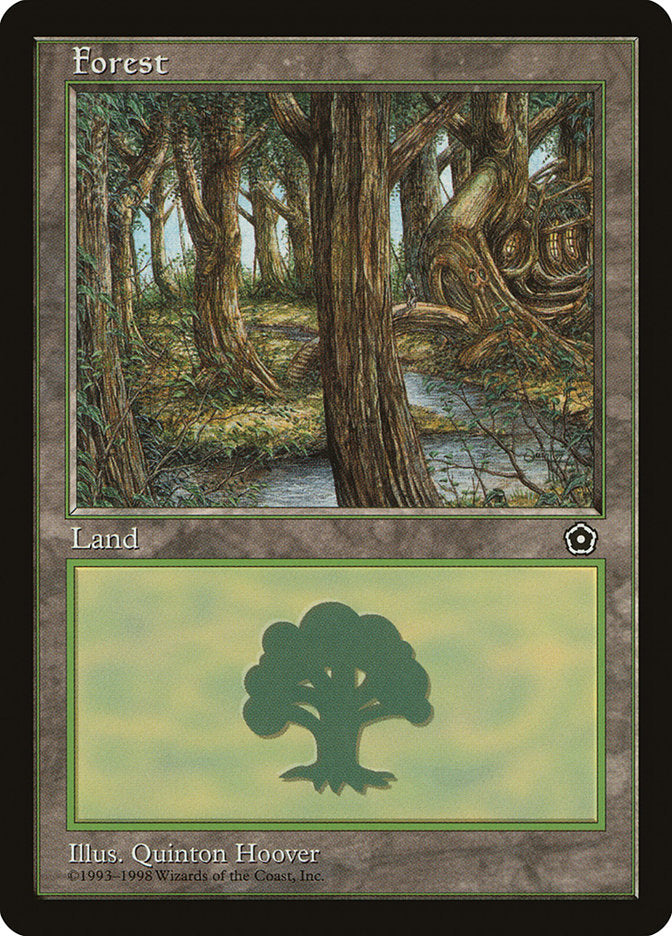 Forest (Treehouse on Right / Black Signature) [Portal Second Age] | Yard's Games Ltd