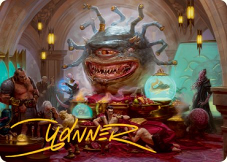 Xanathar, Guild Kingpin Art Card (Gold-Stamped Signature) [Dungeons & Dragons: Adventures in the Forgotten Realms Art Series] | Yard's Games Ltd