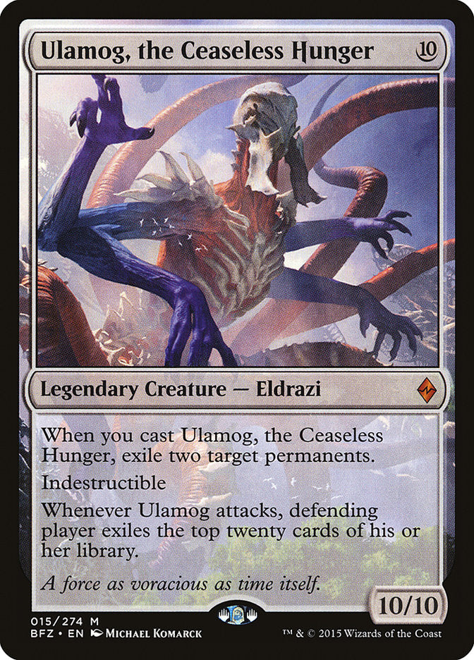 Ulamog, the Ceaseless Hunger [Battle for Zendikar] | Yard's Games Ltd