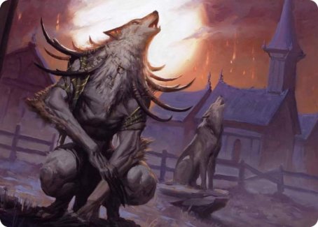 Lord of the Ulvenwald Art Card [Innistrad: Midnight Hunt Art Series] | Yard's Games Ltd