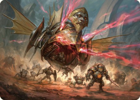 Liberator, Urza's Battlethopter Art Card [The Brothers' War Art Series] | Yard's Games Ltd