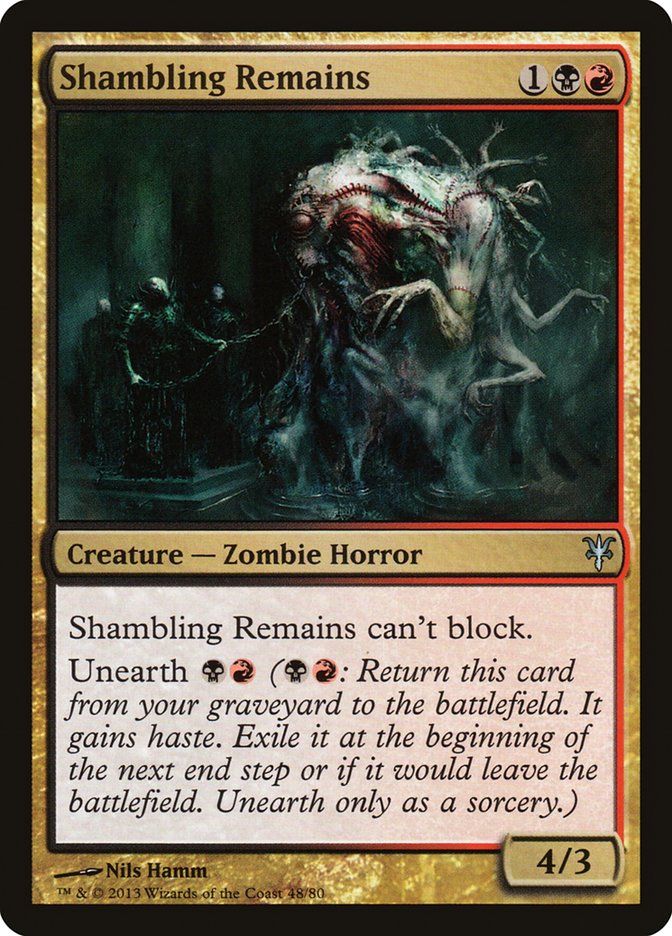 Shambling Remains [Duel Decks: Sorin vs. Tibalt] | Yard's Games Ltd