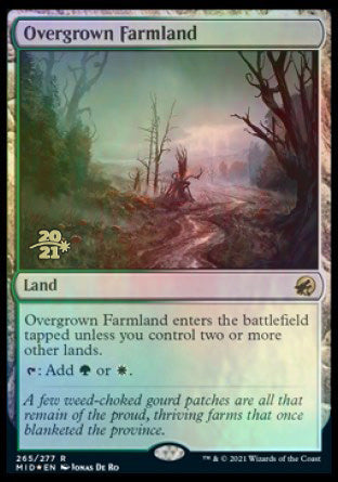 Overgrown Farmland [Innistrad: Midnight Hunt Prerelease Promos] | Yard's Games Ltd