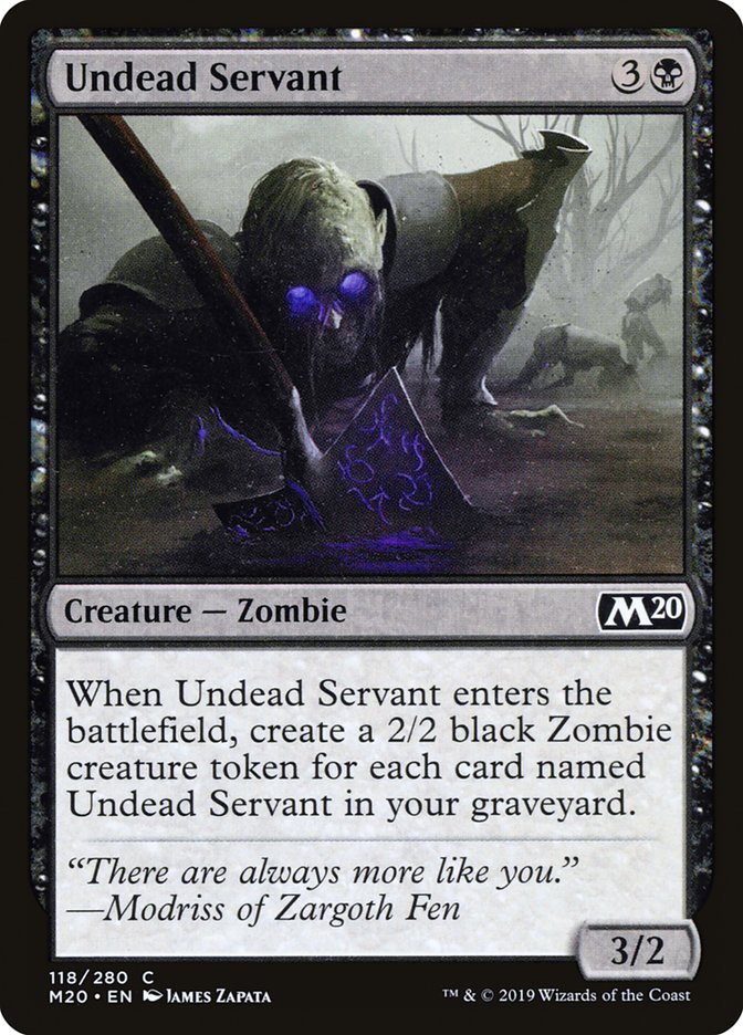 Undead Servant [Core Set 2020] | Yard's Games Ltd