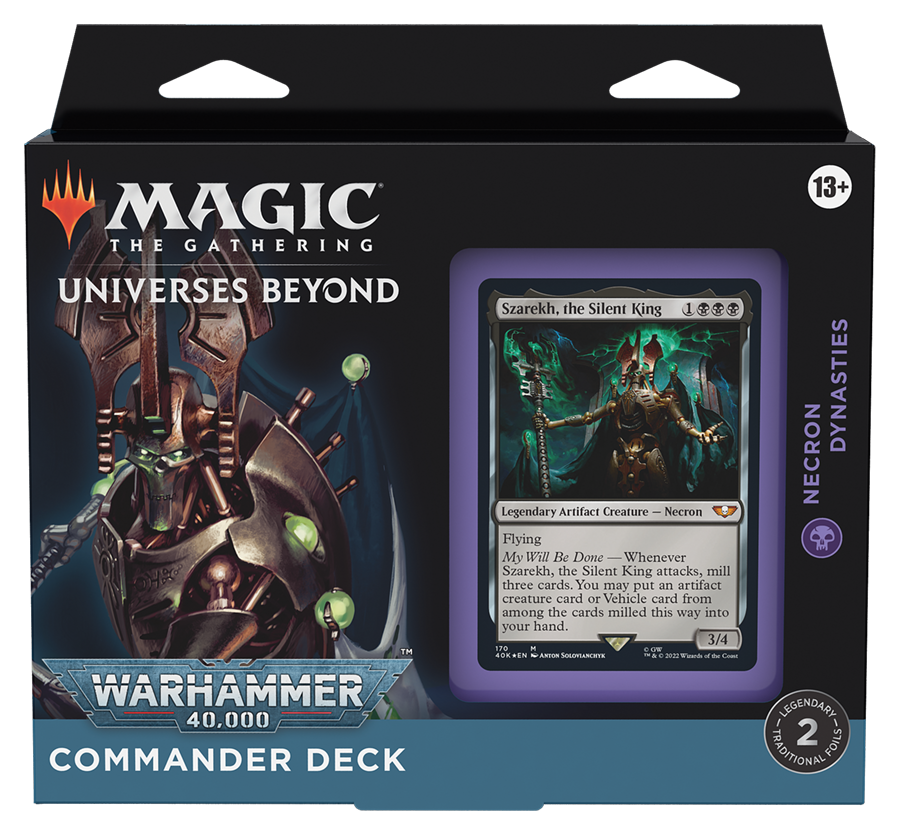 Warhammer 40,000 - Commander Deck (Necron Dynasties) | Yard's Games Ltd