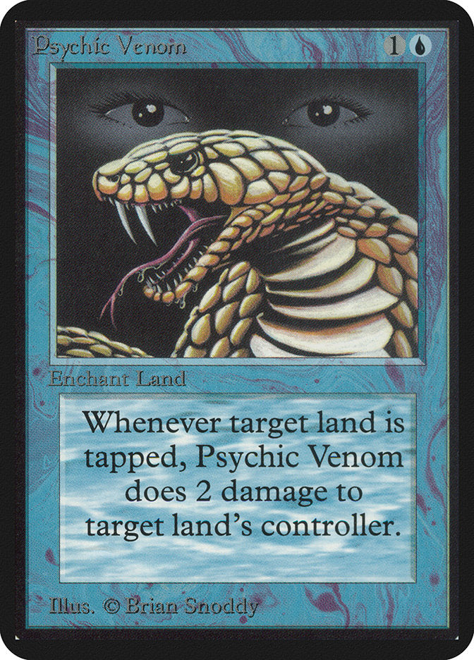 Psychic Venom [Alpha Edition] | Yard's Games Ltd