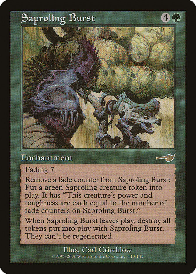 Saproling Burst [Nemesis] | Yard's Games Ltd