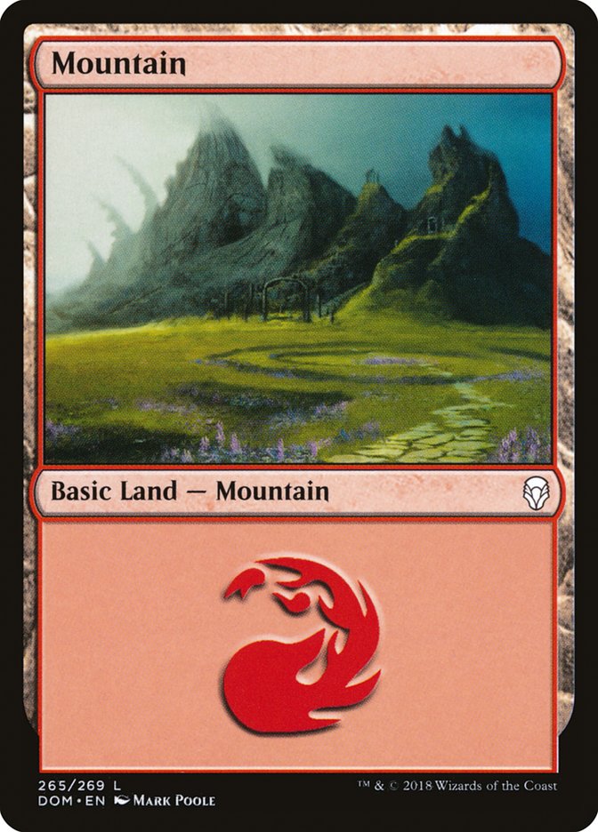 Mountain (265) [Dominaria] | Yard's Games Ltd