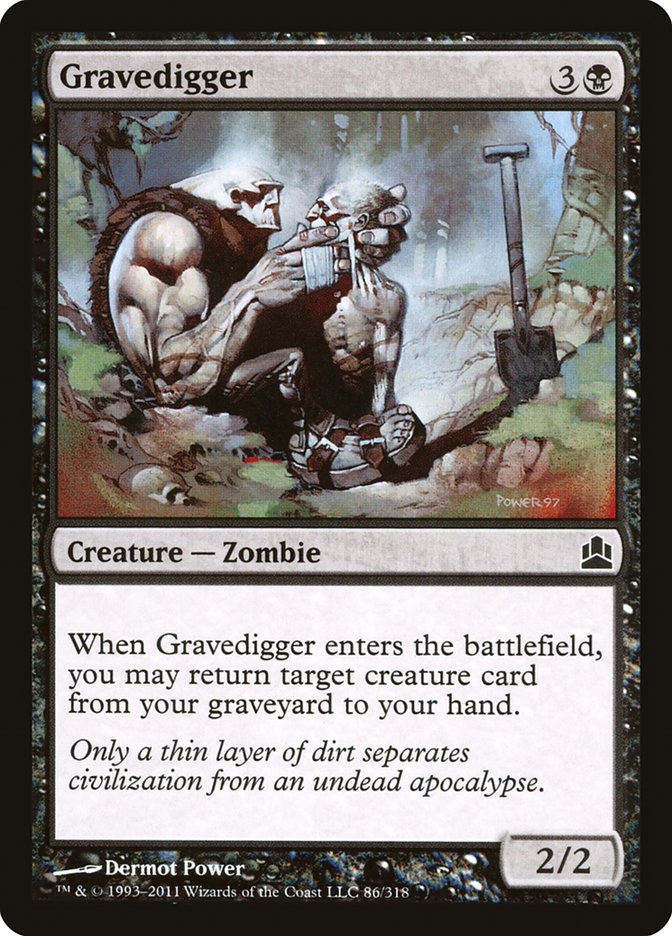 Gravedigger [Commander 2011] | Yard's Games Ltd