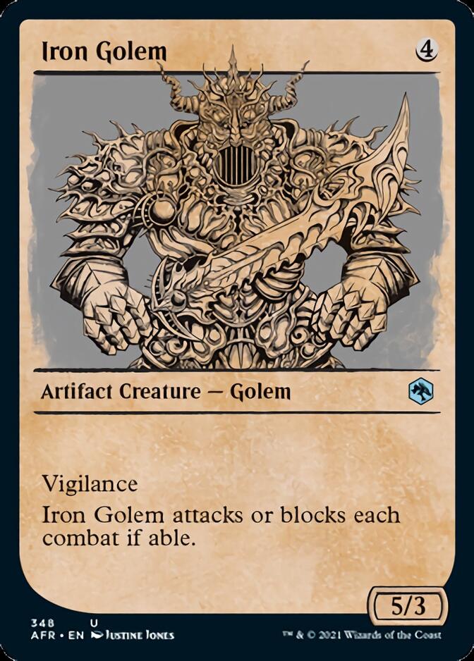 Iron Golem (Showcase) [Dungeons & Dragons: Adventures in the Forgotten Realms] | Yard's Games Ltd