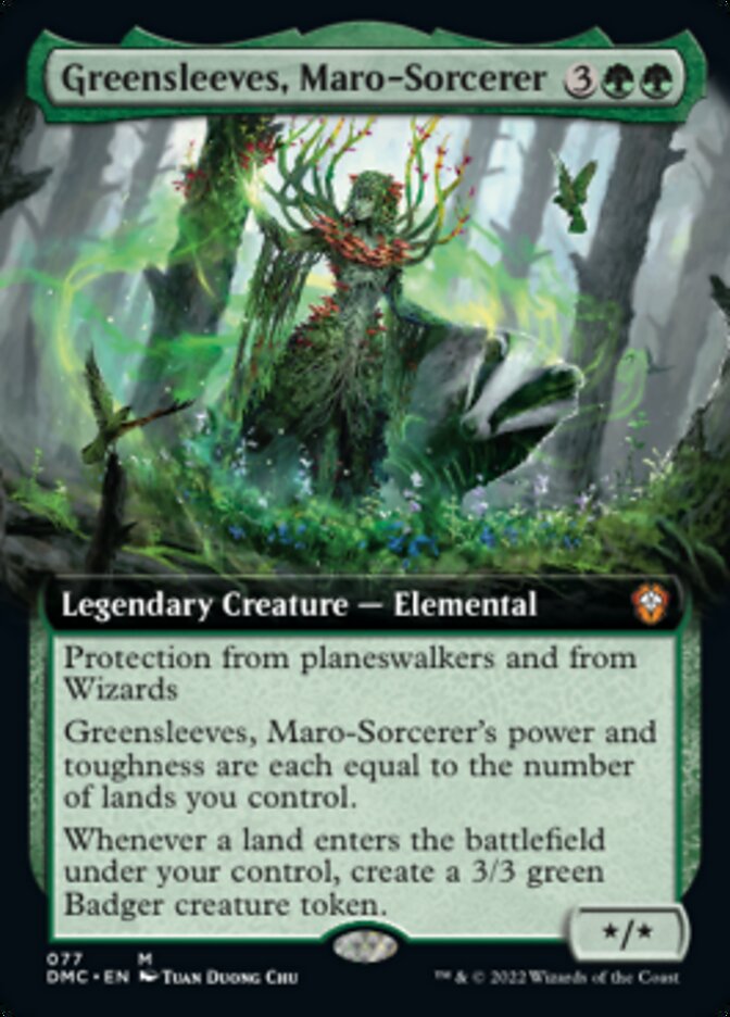 Greensleeves, Maro-Sorcerer (Extended Art) [Dominaria United Commander] | Yard's Games Ltd