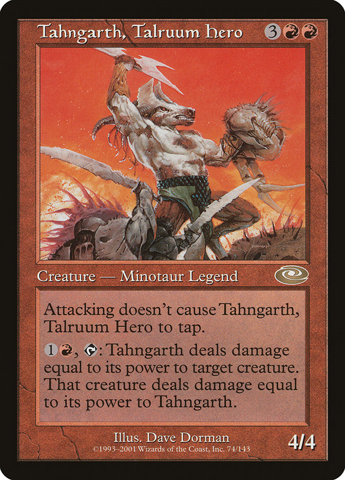 Tahngarth, Talruum Hero (Dave Dorman) [Planeshift] | Yard's Games Ltd