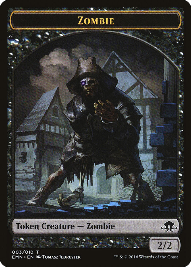 Zombie Token (003/010) [Eldritch Moon Tokens] | Yard's Games Ltd