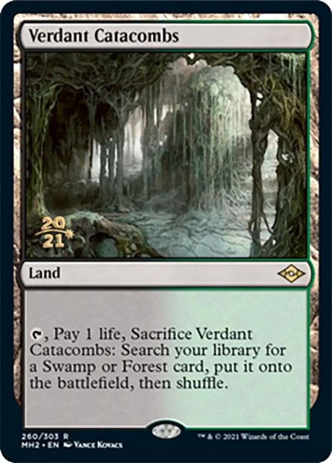 Verdant Catacombs [Modern Horizons 2 Prerelease Promos] | Yard's Games Ltd