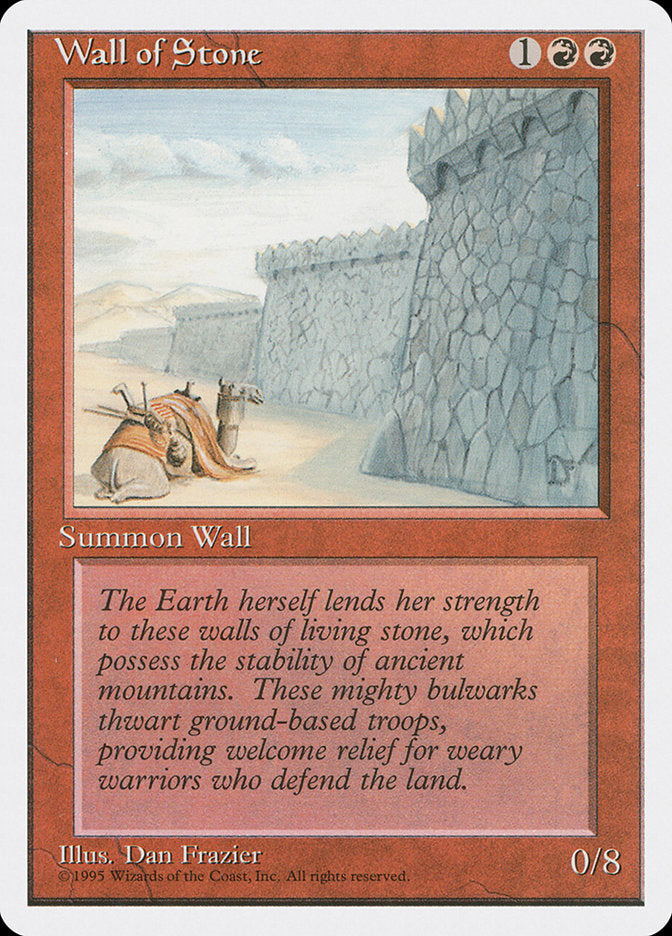 Wall of Stone [Fourth Edition] | Yard's Games Ltd