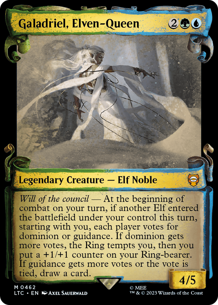 Galadriel, Elven-Queen [The Lord of the Rings: Tales of Middle-Earth Commander Showcase Scrolls] | Yard's Games Ltd