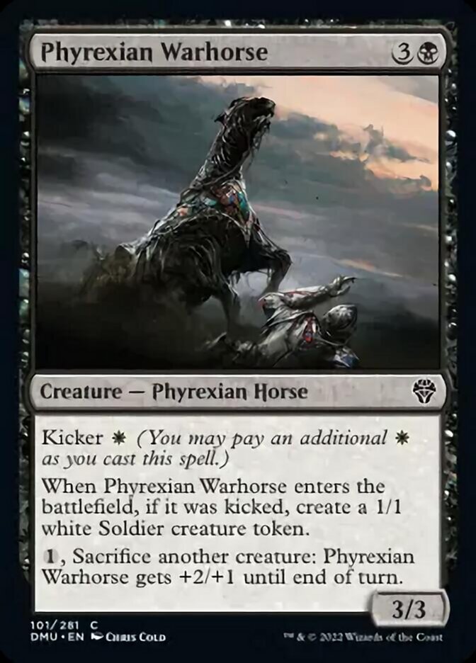 Phyrexian Warhorse [Dominaria United] | Yard's Games Ltd