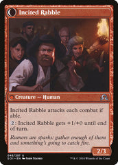 Town Gossipmonger // Incited Rabble [Shadows over Innistrad] | Yard's Games Ltd