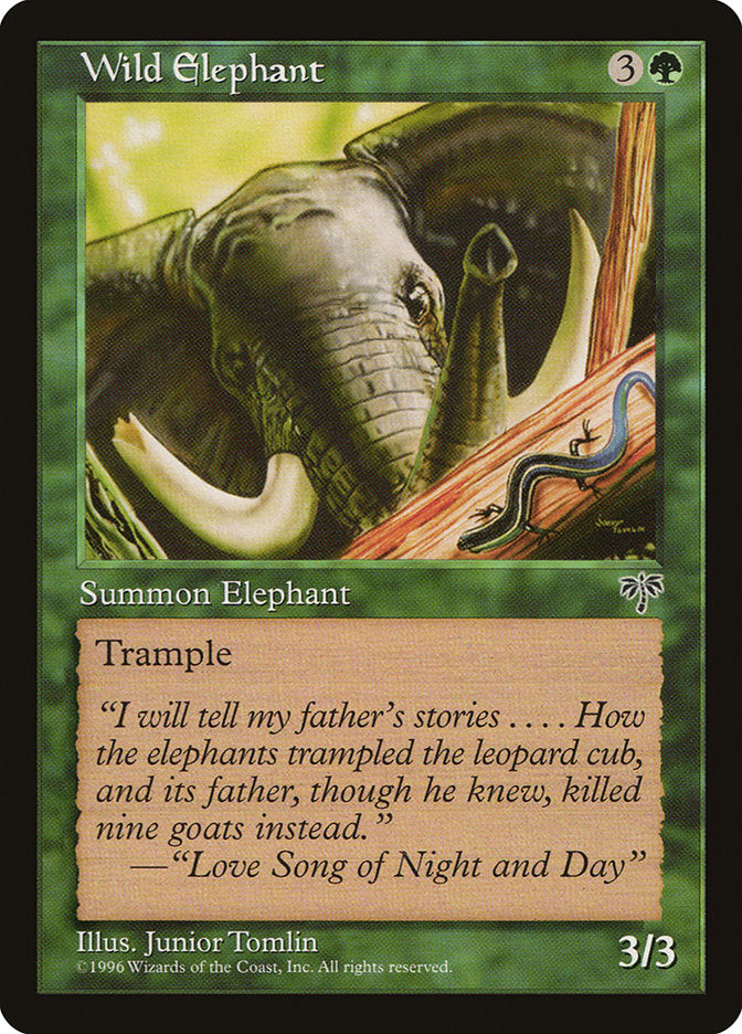 Wild Elephant [Mirage] | Yard's Games Ltd