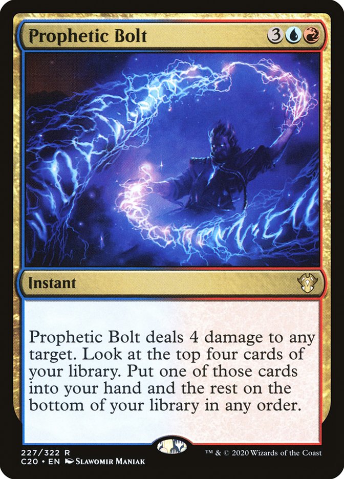 Prophetic Bolt [Commander 2020] | Yard's Games Ltd