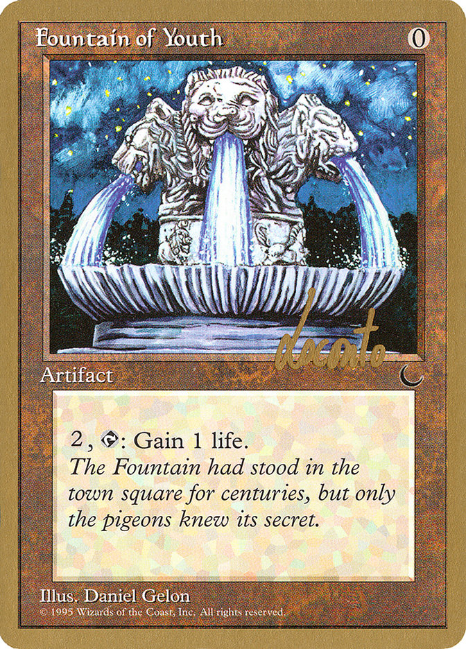 Fountain of Youth (Michael Loconto) [Pro Tour Collector Set] | Yard's Games Ltd