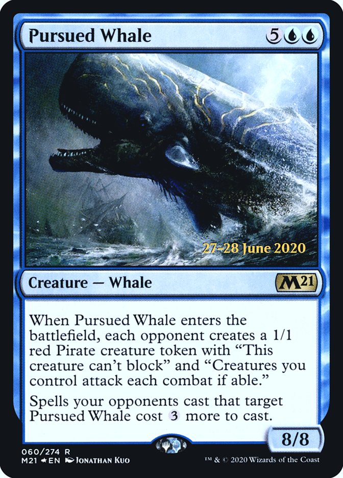 Pursued Whale [Core Set 2021 Prerelease Promos] | Yard's Games Ltd