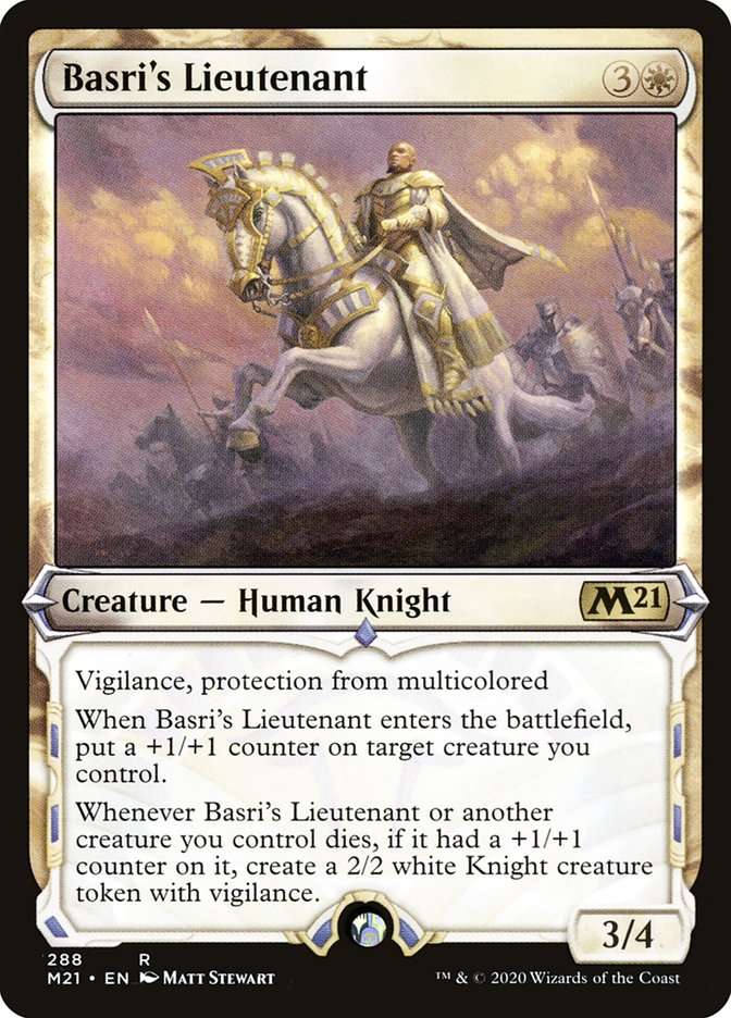 Basri's Lieutenant (Showcase) [Core Set 2021] | Yard's Games Ltd