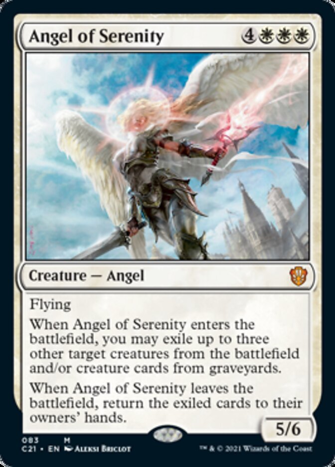 Angel of Serenity [Commander 2021] | Yard's Games Ltd