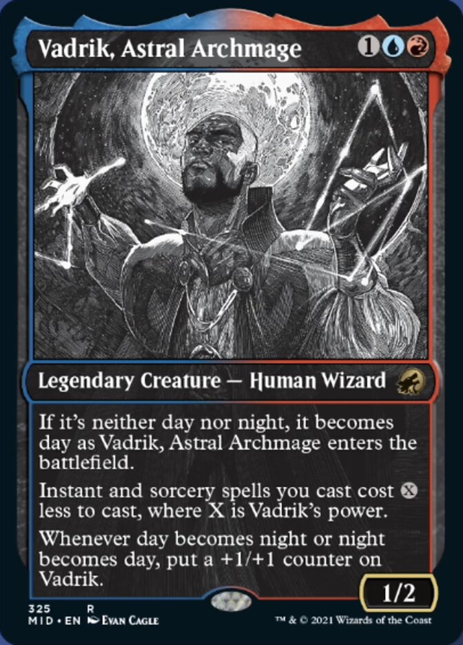 Vadrik, Astral Archmage (Showcase Eternal Night) [Innistrad: Midnight Hunt] | Yard's Games Ltd